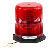 X7950R - Burbuja de Advertencia LED / 3 LEDs de 5 W / 11 Patrones de Destello / 12-48 VCC / SAE J845 Clase II / IP Resistente a Impactos