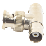 TT-RG-12 - Adaptador Coaxial T / BNC Macho a 2x BNC Hembra / 75 Ohm / Contactos Oro / Aislante Teflón / CCTV Profesional