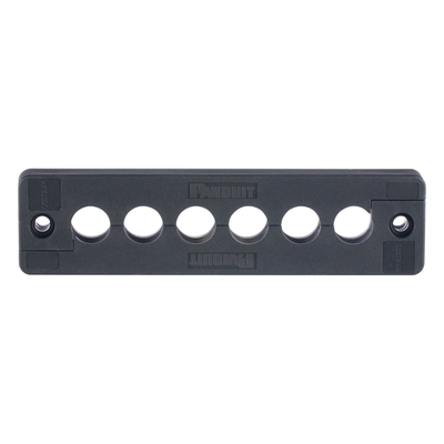 CEST2-A6 - Panduit Pasacables de 6 Orificios en Línea 4.41" X 0.67" IP65, para Cables Terminados, Color