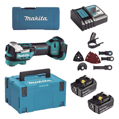 DTM-52-RTJX1 - Makita Multiherramienta Oscilante Inalámbrica / 18V / Motor Sin Escobillas DTM-52-RTJX1