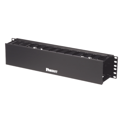 WMPF1E - Organizador de Cables Horizontal / Rack 19in / 2UR / Frontal / PatchLink / ABS