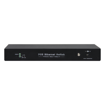 ET-1008EPE - Epcom Titanium Switch PoE / 100 Metros PoE / 8 puertos 802.3af/at ( 132.5 W ) 10/100Mbps + 1
