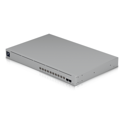 USW-PRO-XG-10-POE - Switch PoE+++ Capa 3 / 10 Puertos 10GbE / 2 Puertos SFP+ / PoE 400 W / Etherlighting™ / 240 Gbps