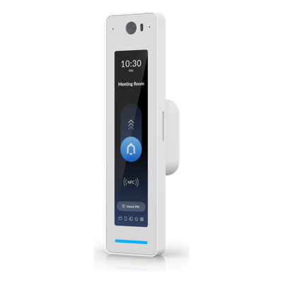 UA-G3-PRO-W - Lector de Acceso IP / 2 Megapixel / NFC / PIN / Reconocimiento Facial / PoE / Intercomunicador Bidireccional / IP55 / Pantalla Táctil 4.7"