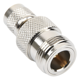 RFU-620 - Rf Industries,Ltd Adaptador en Línea, de Conector Mini-UHF Macho a N Hembra, Níquel/ Oro