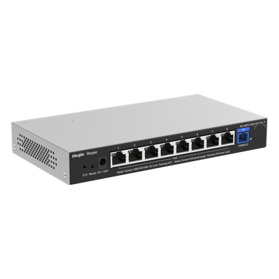 RG-NBF2100S-8GT1SC-P - Ruijie ONU/Switch PoE+ Híbrido / 1 Puerto PON 1G SC/UPC / 8 Puertos Ethernet 1G
