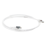 ZM6A-S05-02B - Patch Cord Cat6A S/FTP / 1.5m (5ft) / Blindado 360° / CM/LS0H / Alta Densidad / Blanco