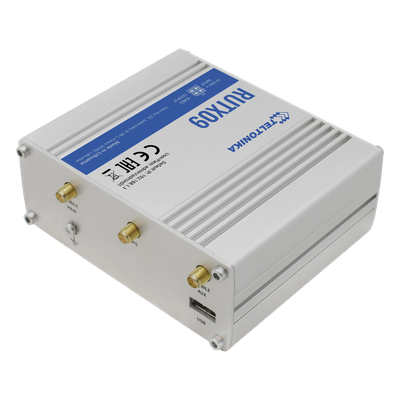 RUTX09 - Teltonika Router Industrial LTE 4.5G Cat 6 / 300 Mbps / 4 Puertos Gigabit RUTX09