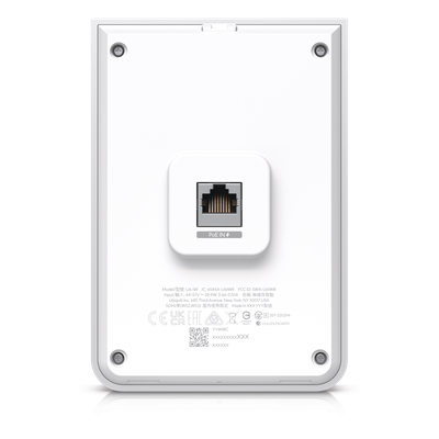 U6-IW - Ubiquiti Unifi 6 In-Wall 4800 Mbit/s Blanco Energía sobre Ethernet (PoE)