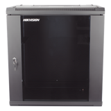 DS-XS6412-S/B - Hikvision Gabinete de Pared y Piso / 12U Rack 19" / Cristal Templado DS-XS6412-S/B