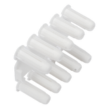 TP-0 - Taquete de Fijación / Doble Expansión Multidireccional / Tornillo 8 mm x 3/4" (19.1 mm) / Polietileno HDPE / 100 Piezas / -50°C a +80°C