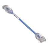 UTP28SP6INBU - Cable de Parcheo UTP Cat6 / 28AWG Diámetro Reducido / 15.2 cm (0.5 pies) / Azul / LSZH/CM / PoE++