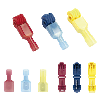 CT-T123 - Kit Conectores T-Tap / 120 Piezas / 3 Calibres AWG / Cobre Estañado / Sin Corte de Cables / -10°C a 70°C