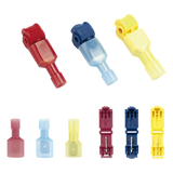 CT-T123 - Kit Conectores T-Tap / 120 Piezas / 3 Calibres AWG / Cobre Estañado / Sin Corte de Cables / -10°C a 70°C
