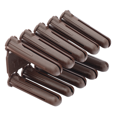 TP-2B - Taquete de Fijación / Doble Expansión Multidireccional / Tornillo 10 mm x 44.5 mm (1 3/4") / Resistencia 80 kg / Polietileno HDPE / Rango Térmico -50°C a +80°C
