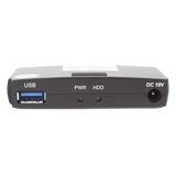 XMRREADER - Lector Externo de Disco Duro / USB 3.0 200 Mbps / USB 2.0 40 Mbps / Aluminio / -10°C a 70°C / 12VDC 1A
