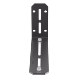 FR6LB - Soporte en L / Montaje Pared o Gabinete / Canaletas 6x4 y 4x4 / Acero Negro / 8.88 x 2 pulgadas