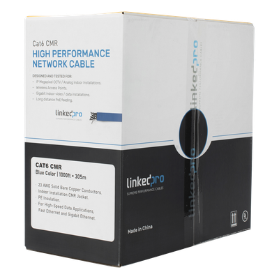 PRO-CAT6-R - Linkedpro By Epcom Bobina de Cable / Cat6+ / 305 m (1000 ft) PRO-CAT6-R