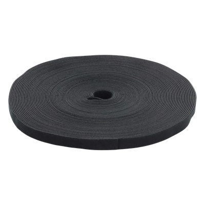 CINTHA-B-25M - Thorsman Rollo De Velcro 25 Mts Negro CINTHA-B-25M, Ideal Para Oficina