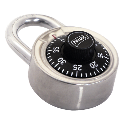 MX2244 - Phillips-Assa Abloy Candado de Combinación / 50 mm (1.97') / 3 Discos MX2244