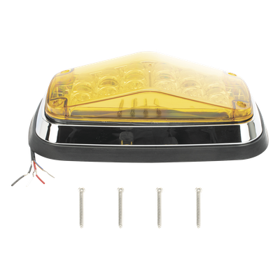 XT1885A - Luz de Advertencia / 8 x 4 in / Ámbar / IP67 / 12-30 VCC / SAE J595 / ECE R65
