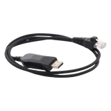 TXCP740K - Cable Programador USB / Conector USB-A a RJ45 / Longitud 1 m (3.3 ft) / Compatible Windows 98 a Server 2022 / PU Negro Alta Durabilidad