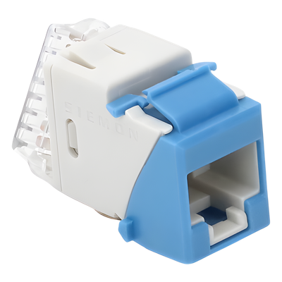 U6A-K06NS - Jack Keystone / Cat6a UTP / Terminación 110 / RJ45 / -10 a 60°C / UL 94 V-0