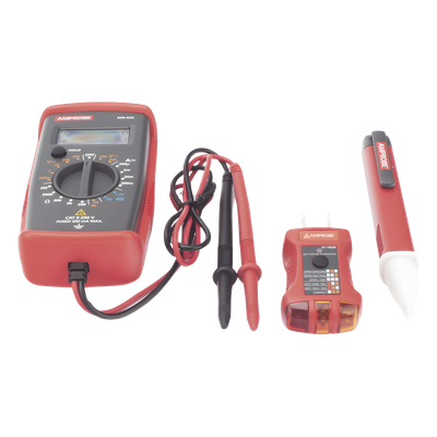 PK-110 - Amprobe Kit de Prueba Eléctrica / Multímetro Digital / Detector de Tensión sin Contacto PK-110