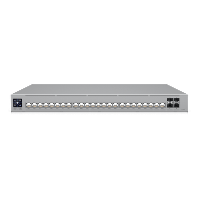 USW-PRO-HD-24-POE - Switch Capa 3 / 24 Puertos PoE++ / 22x 2.5 GbE, 2x 10 GbE / 4x SFP+ 10G / 600W PoE / Etherlighting / 1U Rack