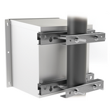 EI-PCB-40M-R2 - Montaje Galvanizado para Instalar en Poste o Pared Gabinetes con Iniciales EIPCB