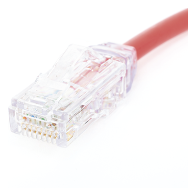 UTP28X8INRD - Cable de Parcheo UTP / Cat6A / 28 AWG / CM-LSZH / 0.67 pies / Rojo