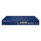 MGS-6311-10T2X - PLANET Layer 3 8-Port 2.5GBASE-T + Gestionado L3 10G Ethernet (100/1000/10000) 1U Azul
