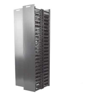 WMPVHC45E - Organizador Vertical de Cable / Doble Capacidad Frontal y Posterior / 45 RU / 6.7in (170mm) Ancho / 83.0in (2108mm) Alto / Negro