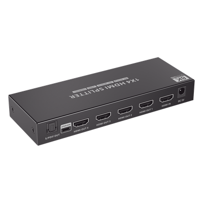 TT314-8K - Splitter HDMI / 1 Entrada x 4 Salidas / 8K@60Hz / 4K@120Hz / 48 Gbps / HDR10+ / Dolby Vision / HDCP 2.3