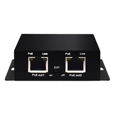 WI-PE31G - Inyector PoE Industrial / Extensión 250 m (820.2 ft) / 3 Puertos 10/100 Mbps / 802.3 af/at 30W / Sin Ventiladores / -40 a 75°C