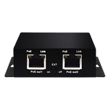 WI-PE31G - Inyector PoE Industrial / Extensión 250 m (820.2 ft) / 3 Puertos 10/100 Mbps / 802.3 af/at 30W / Sin Ventiladores / -40 a 75°C