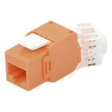 LP-KJ-6A-04 - Módulo Jack Keystone / Cat6A / RJ45 / Sin Blindaje / 750 Conexiones / UL94V-0
