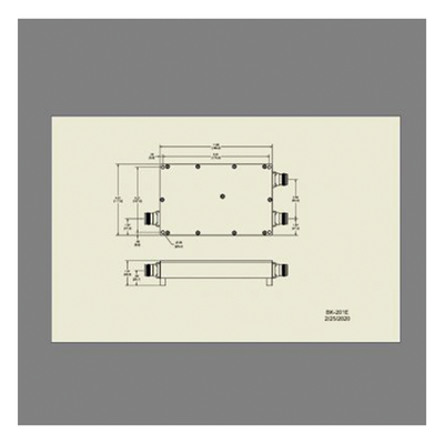 BK-201E - Microlab Diplexor / 617-960 MHz y 1695-2700 MHz / 250 W BK-201E