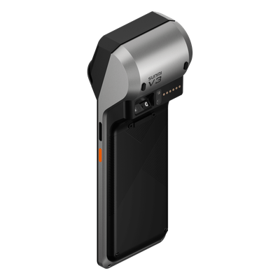 V3SCAN - Terminal Móvil Inteligente / Pantalla HD+ 6.75" / Procesador Hexa-Core / Impresora Térmica 58 mm / Escáner Láser 2D / NFC SoftPOS / 3GB RAM + 32GB / Android 13 / 4G LTE / Wi-Fi Dual Band