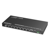 TT-828N - Extensor HDMI sobre IP / 1x8 Distribuidor / 4K @ 60 Hz / 70 m (229.7 ft) / HDR10 / 18 Gbps / PoC / S/PDIF / RS232