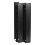 WMPV45E - Organizador Vertical de Cables / Doble Cara / 45 RU / 5x12in / 4.9in Ancho / 6.9ft Altura / Negro
