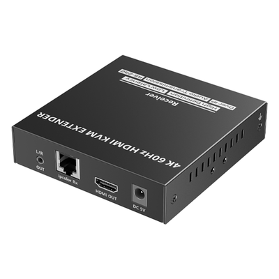 TT582KVM-RX - Receptor Extensor HDMI / 4K @ 60 Hz / Alcance 150 m (492.1 ft) / KVM y RS-232 / Cat 6/6a/7 / 18 Gbps