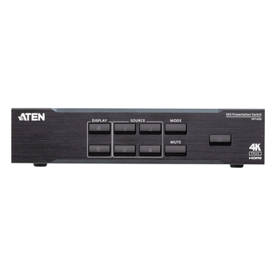 VP1420 - Matrix Switch de Presentación 4x2 / True 4K / Escalador Integrado / HDMI 5m 16ft / HDR / HDCP 2.2