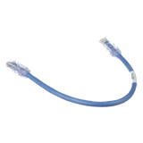 UTPSP1BUY - Cable de Parcheo UTP Cat6 / 24 AWG / CM / 0.3 m (1 ft) / Azul