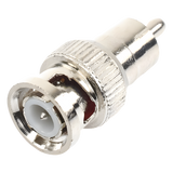 TT-RG-01 - Adaptador en Línea / BNC Macho a RCA Macho / 75 Ohm / 13.9x35 mm / RG-59 y RG-6