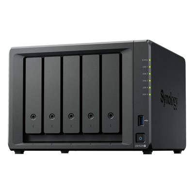 DS1525+ - Synology DiskStation DS1525+ servidor NAS o de almacenamiento Ryzen Embedded V1500B 8 GB DDR4 0 TB Negro