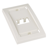 CFPE2IWY - Placa de Pared Vertical PANDUIT CFPE2IWY / 2 Puerto Mini-com / Blanco Hueso / Etiquetas