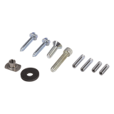 ZA-32/62CL - Kit de soporte ajustable / Movimiento lateral 1-1¼" (25-32 mm) / Aberturas 2¼"-3½" (57-89 mm) / Aluminio anodizado / 8½" (216 mm) de longitud / Puertas batientes