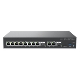 GCC6011 - Grandstream Networks GCC6011 dispositivo de redes Gigabit Ethernet (10/100/1000) Energía sobre Ethernet (PoE) Negro, Plata