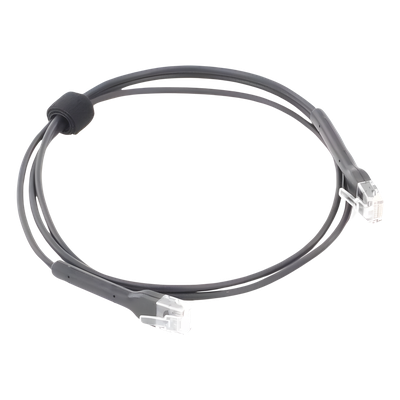 UC-PATCH-1M-RJ45-BK - Cable Ethernet Patch / Cat6 / 1 m (3.28 ft) / RJ45 Flexible / Diámetro Ultrafino / Color Negro